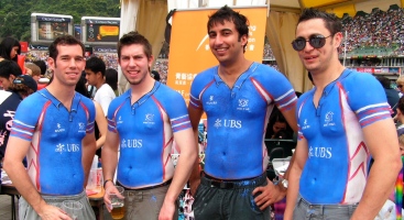 Quick shirts painted at HK Rugby 7s